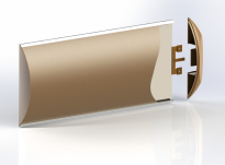 Odbojnica BRIDGE STAINLESS STEEL / PLAST - 3