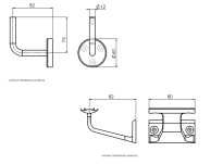 Poręcz ścienna ALU-PVC - 35