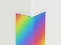 Narożnik ochronny PVC ACRAMIT regulowany z wyobleniem - 34